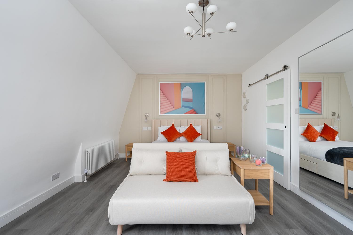 Cozy Studios In The Heart Of Shoreditch London Rum bild